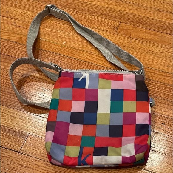 Kipling Colorful Checkered Crossbody (Adjustable Strap) Bag - Picture 3 of 3